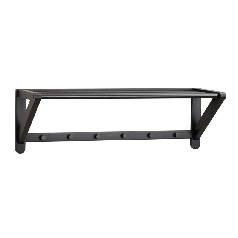 RO Met Hat Shelf Single Black